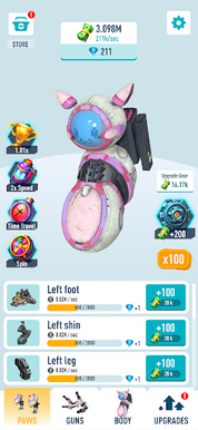 Idle Mecha robots — War arena - Screenshot 3