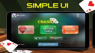 Crash - 13 Card Brag Game - Screenshot 1