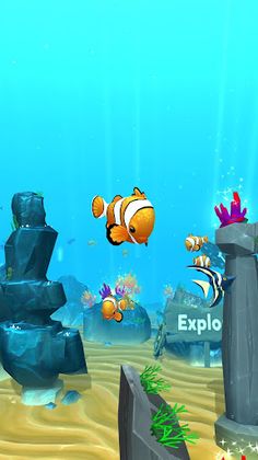 Rainbow Reef - 🐳🐠 Rescue Cha - Screenshot 3