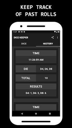 Dice Keeper: RPG Dice Roller - Screenshot 4