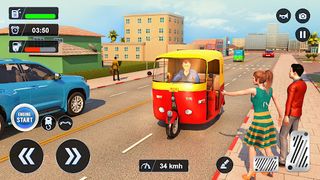 Tuk Tuk Auto Driving Games 3D - Screenshot 2