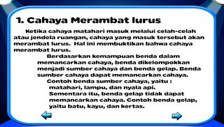 Belajar Sifat Cahaya - Screenshot 3