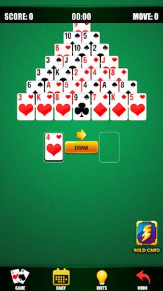 Pyramid Solitaire Daily Cards - Screenshot 1