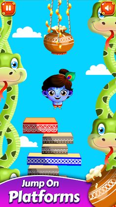 Little Krishna - Jump Tap Game - Screenshot 4