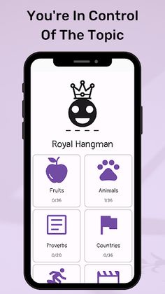 Royal Hangman - Word Game - Screenshot 2