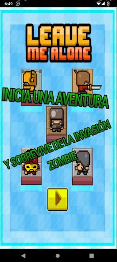 ZOMBIE LEAUE ME ALONE - Screenshot 1