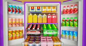 Fill Up Fridge:Organizing Game - Screenshot 1