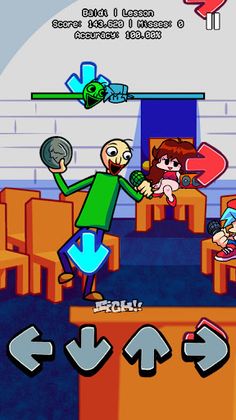 FNF vs Baldi - Rap Battle - Screenshot 1