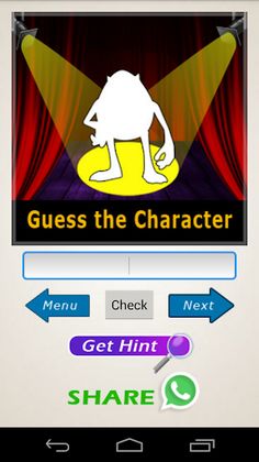 Guess the Character - Silhouet - Screenshot 1