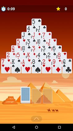 Solitaire  - Pyramid Classic - Screenshot 1