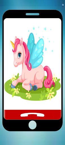 Fake Call Unicorn and Game - Screenshot 4