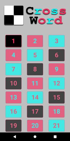 Crossword - Screenshot 2