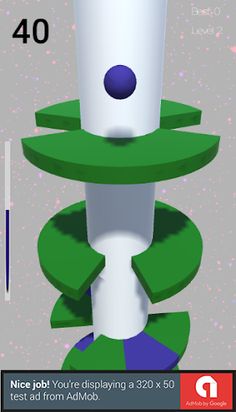 Helix Tower Bounce Ball - Screenshot 4