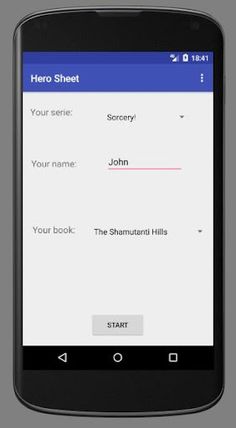 Demo Hero sheet - Screenshot 1