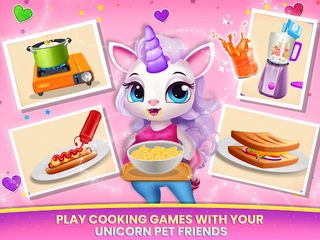 Unicorn Cat Princess Care Game - Screenshot 3
