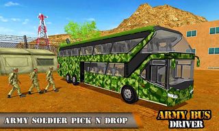 Army Bus Transporter Coach Fun - Screenshot 1