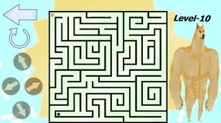 Doge maze - Free game Offline - Screenshot 2
