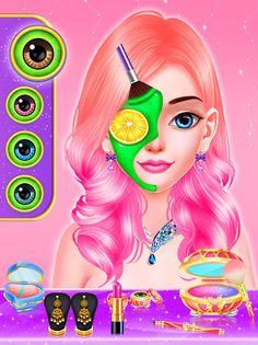 Princess Dress Up : Makeup Sal - Screenshot 2