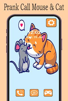 Cat and Mouse Fake Call & Game - Screenshot 1