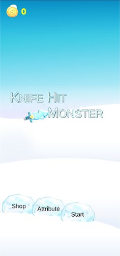 Knife Hit Monster - Screenshot 1