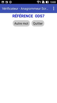Verificateur anagrammeur scrab - Screenshot 3