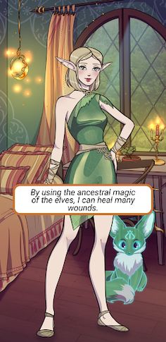 She-Elf | offline story game - Screenshot 1