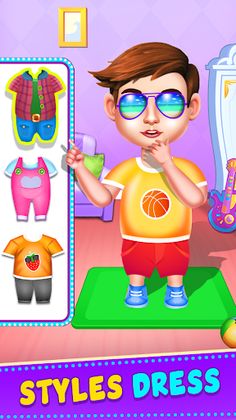 My Twins Baby Care & Dress Up - Screenshot 2