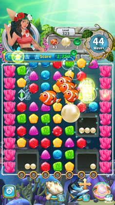 Jewel Aloha- Ocean Match 3 Puz - Screenshot 4