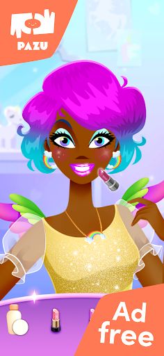 Makeup girls unicorn dress up - Screenshot 2