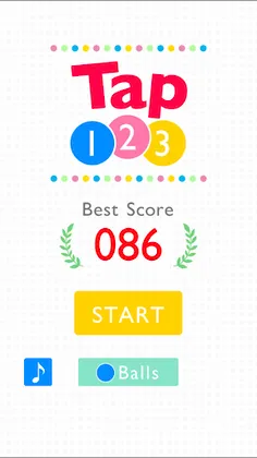 Tap1-2-3 puzzle ball games - Screenshot 1