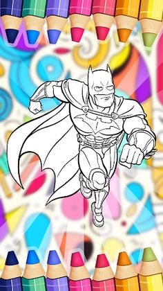 Super Hero Coloring book - Screenshot 3