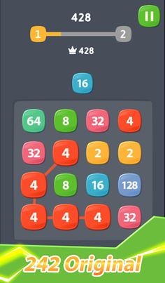 2048 - Merge Colors Puzzle - Screenshot 2