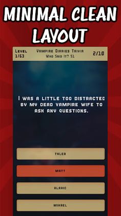 Vampire Diaries Quiz Trivia - Screenshot 2