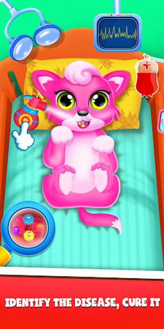 Kitty Pet Daycare Doctor Game - Screenshot 1