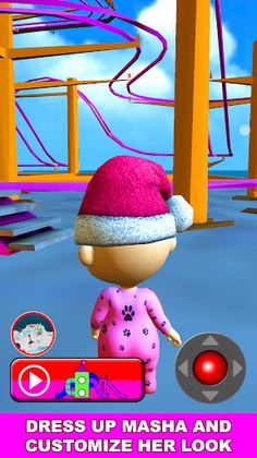 Baby Masha's Winter Playground - Screenshot 4