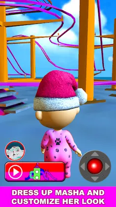 Baby Masha's Winter Playground - Screenshot 4