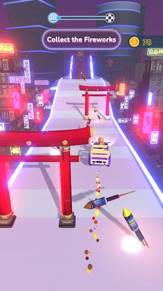 Fireworks Runner - Screenshot 2