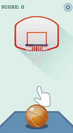 FLICK BASKETBALL - Screenshot 1