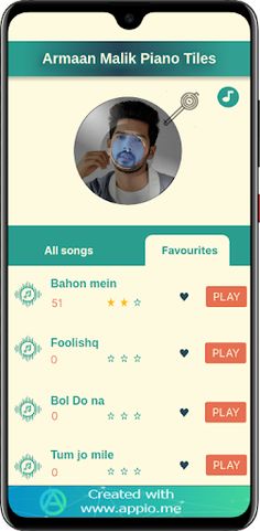 Armaan Malik Piano Tiles - Screenshot 1