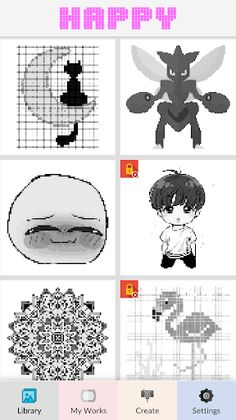 Happy Pixel Art Coloring - Screenshot 3