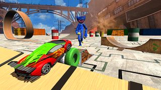 Car Stunts : Huggy Wuggy Game - Screenshot 2