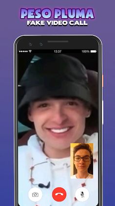 peso pluma fake call - Screenshot 1