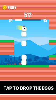 Square Bird Rush - Screenshot 1