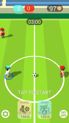 Mini Football Striker - Screenshot 1