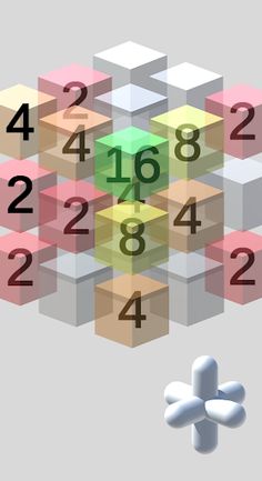 3D 2048 - Screenshot 1
