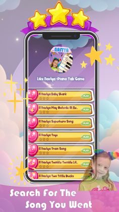 Like Nastya -Piano Tab Game - Screenshot 1