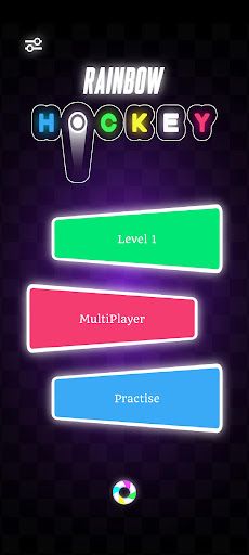 Air Hockey Rainbow - Screenshot 1