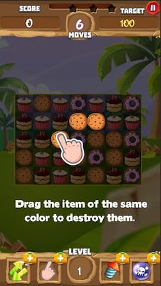 Fun Crush- Cake Match 3 Sweet  - Screenshot 4