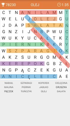 Wykreślanka - Screenshot 2