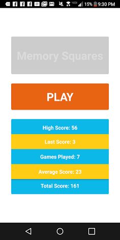 Memory Squares Free - Screenshot 3